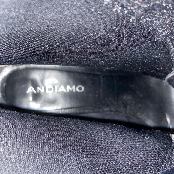Andiamo Black  booties with rhinestones cluster buttons size 9.5 New without box - Picture 10 of 12